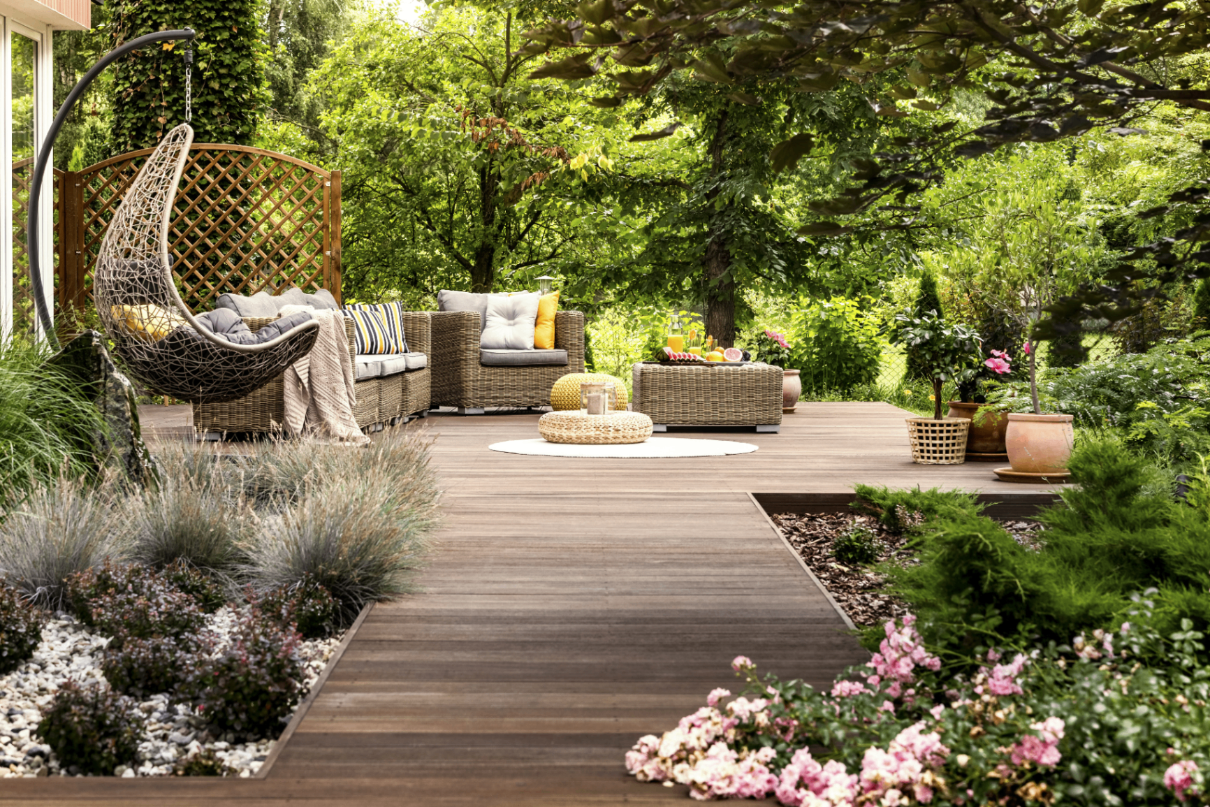 Terrasse suspendue — Lisière forestière