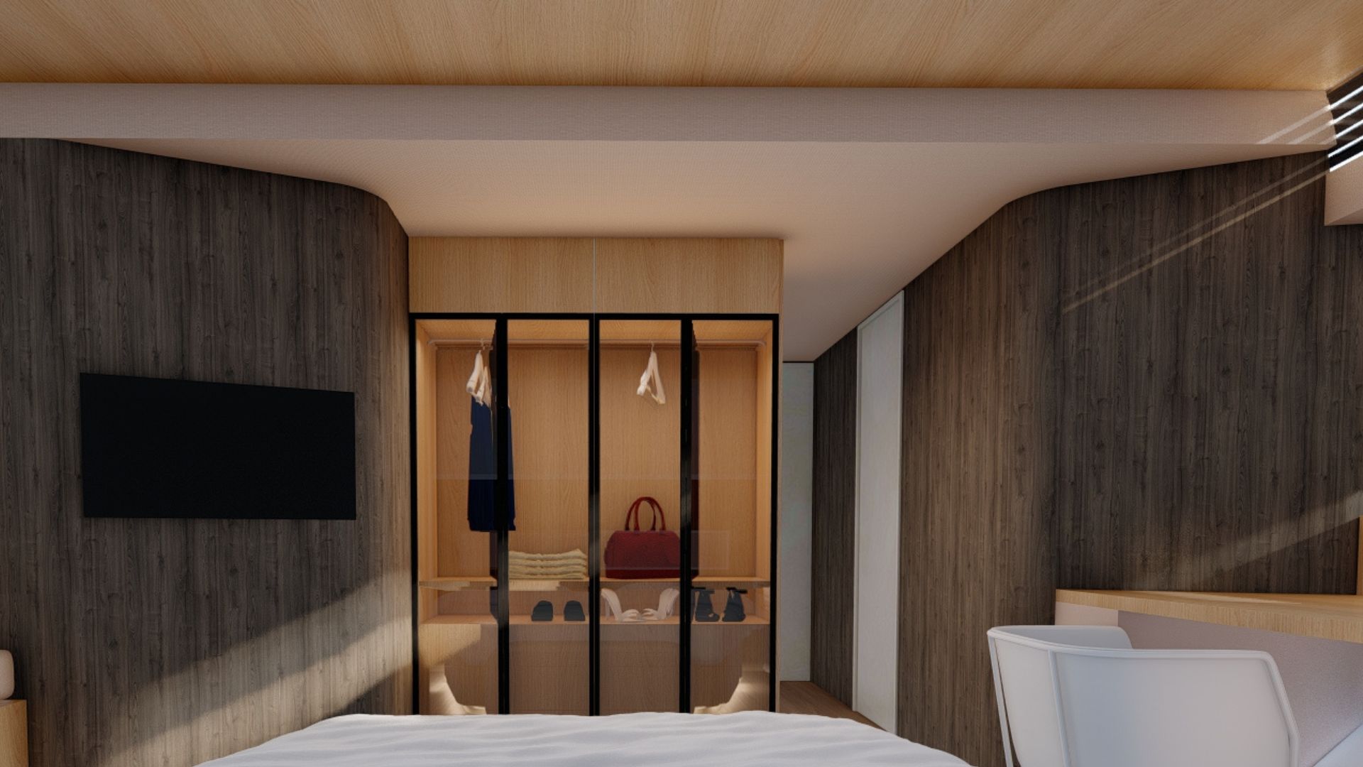 Dressing vitré · Cabine VIP — Méditerranée